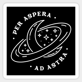 Per Aspera Ad Astra Sticker